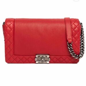 CHANEL MEDIUM REVERSO BOY CC LOGO FLAP BAG